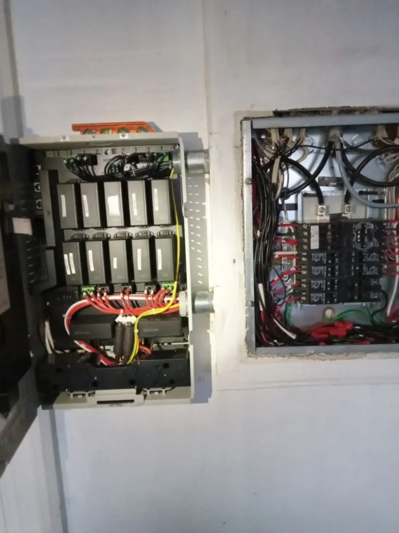 Electrical panel upgrade completed for Carbon Monoxide Detector Installation in Eldon